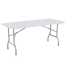 Strattore Set Tavolo e 2X Panche da Campeggio Birreria Giardino Pieghevole Panca Banco Plastica Catering Picnic