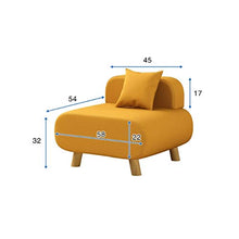 JJZXT Mini Creativo Pigro Divano, Soggiorno Camera da Letto Indietro Cuscino, Tessuto Impermeabile è Perfetto for Garden