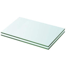 Tidyard 2 pz Mensole in Vetro Trasparente,Mensole per Doccia,Mensole Bagno Vetro,Mensole da Parete Vetro,Mensole a Muro Vetro,Mensole Piccole 20x25 cm