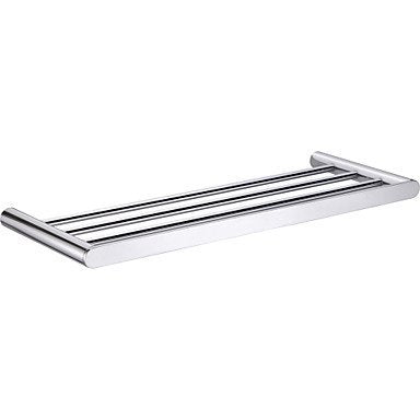 SYue Accessori per Bagno Portasciugamani monostrato in Ottone Massiccio Finitura cromata