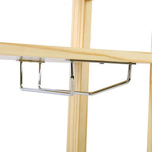 Cantinetta Portabottiglie di Vino in Bambù, Scaffale Porta Bottiglie 6 Ripiani, Portabottiglie da 24 Bottiglie per Vino, Acqua, Spumante, Champagne, 100 x 66 x 29 cm