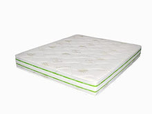 Materasso Matrimoniale, 160x190cm, in WATERFOAM, Altezza 18 cm Reali,Rivestimento in Aloe Vera Antibatterico, Spedito Sottovuoto Arrotolato, 100% Made in Italy