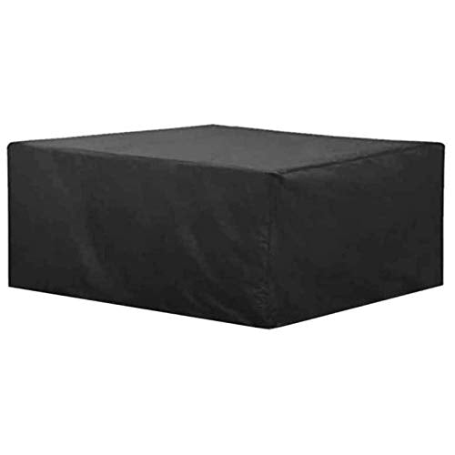YULIAN Waterproof Garden Mobili Cover 200x100x100cm, Terrazza Mobili Oxford Tessuto PU SustAinble PU Rivestimento PU DustProve Noleggio Caldaia Divano Giardino Giardino Banca Coperta, Nero, Pers.