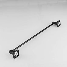 Porta asciugamano da bagno/cucina accessori portasciugamani Hanger 50 cm in acciaio INOX nero pittura Leekayer