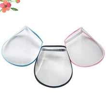EXCEART 3Pcs Protezione per Schizzi per Bambini Visiera per Fascia Elastica Copertura Integrale Antiappannamento Cucina Cottura Anti-Olio Splash Colore Casuale Bordo