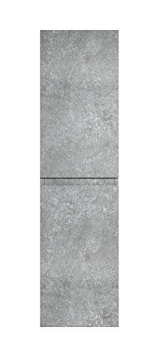 Badplaats B.V. Mobiletto del Bagno Angela 150 cm Grigio - Mobiletto armadietto per Il Bagno, Armadio mobili Cabinet Laterale