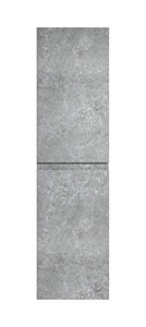 Badplaats B.V. Mobiletto del Bagno Angela 150 cm Grigio - Mobiletto armadietto per Il Bagno, Armadio mobili Cabinet Laterale