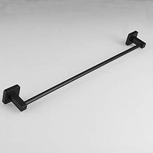 Porta asciugamano da bagno/cucina accessori portasciugamani Hanger 40 cm in acciaio INOX nero pittura Leekayer