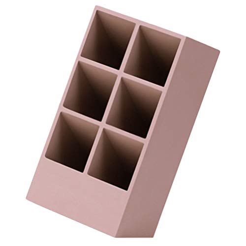Cabilock Custodia Portaoggetti per Lucidalabbra a 6 Slot Contenitore per Espositore per Rossetto in Silicone Organizer per Rack Cosmetico da Tavolo