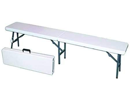 Vette PANCHINA BIRRERIA Pieghevole in HDPE CM.183X30X42H