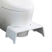 LZL Sgabello WC Sgabello da Toilette di bambù Sgabello da Bagno Portatile Potty Potty Potty Postura TOTTA 'Serve per Meglio E SANDERI Vasino Tozzo (Color : White, Dimensione : Conventional)