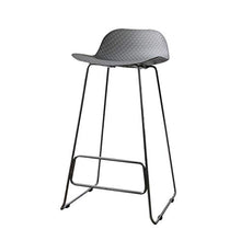 WDX- Bar Stool Bar Stool Moda Creativa Bar Chair Casa Schienale Alto Seggiovia Bar Stool Rotante ad Alta Sgabello Sgabello Colazione Ristorante Ascensore Sgabello Confortevole (Color : Gray)