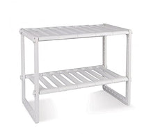 Fair Scaffale Modulare Estensibile Sottolavello 50X70X40 cm Due Ripiani Mobile Stoviglie