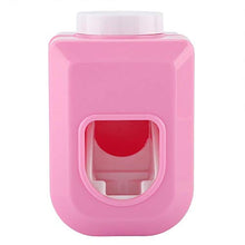 Tarente Distributore di dentifricio a Muro Distributore Automatico Squeezer Toothpaste Holder Home Bathroom (Rosa)