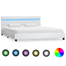 SKM Giroletto con LED Bianco in Similpelle 160x200 cm (29.65kg)