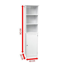 Generic A1.Num.6456.Cry.1. alto da bagno armadietto m alto C cassettiera Ving Cu mobili bianco età U scaffale armadio Wh. NV 1001006456-wruk23