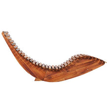 vidaXL 2X Legno di Acacia Sedie a Sdraio a Dondolo Stile Rustico Robusti Ergonomici Lettino Prendisole per Interni e Giardino Finitura ad Olio
