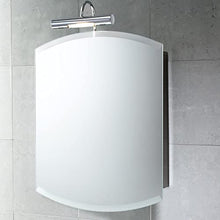 Kiamami Valentina SPECCHIO CONTENITORE TONDO PER BAGNO IN ACCIAIO INOX SILVER