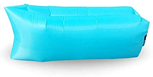 HongLianRiven Lettino da Viaggio Pigro Light Air Divano-Letto for Adulti Air Cuscino del Divano Beach Outdoor Sleeping Veloce Gonfiabile Bag 5-4 (Color : Green)