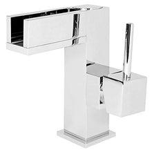 Sanlingo - Miscelatore monocomando cromato per lavabo con LED, stile moderno