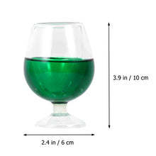 NUOBESTY Bicchiere di Vino Scherzo Giocattoli No Versare Bicchiere di Vino Pesce D'aprile Scherzo Ingannevole Puntello Verde