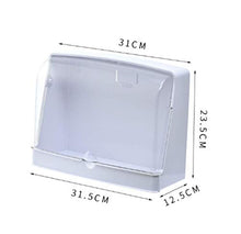 Rack di stoccaggio a parete libero perforazione impermeabile e antipolvere Bagno e cucina grande capacità Rack Storage Box