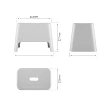 LLT Bagno Sgabello Basso Poggiapiedi in Materiale Plastico Antiscivolo Portatile Piccolo Banco Casa Cambiare Le Scarpe Bambino Soggiorno Sede All'Interno Del Giardino Car,227 Millimetri