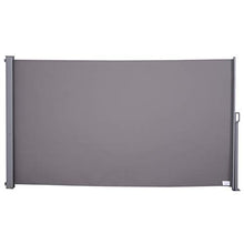Outsunny Tenda da Sole Laterale e Avvolgibile (3x1.6m) in Alluminio e Poliestere Imperemabile Anti-UV, per Vento/Privacy