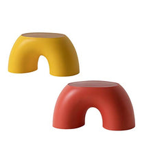 SODIAL Sgabello Arcobaleno Sgabello Semplice Circolare Piccolo Sgabello Rotondo per la Casa per Bambini Sgabello per Cambio Scarpe Durevole Antiscivolo 1