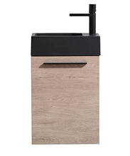 Badplaats B.V. Mobili da Bagno Madrid (Rovere con lavello Nero)