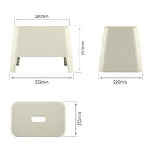ECSWP QWBGJSNM Plastic Sgabello Ispessimento Adulti Scarpe Sgabello Bagno Sgabelli for Bambini Piazza Piccola Panca Tavolo da Pranzo Sgabello casa (Color : C)
