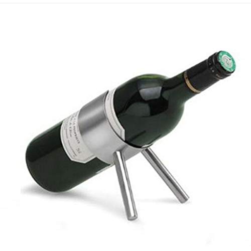 Porta Bottiglie da Vino Portabottiglie per Vino Vino dell'acciaio inossidabile rack a due piedi Holder Vino del risparmiatore dello spazio Protector for Red Vini Bianchi Scaffale per Vino Porta Bottig