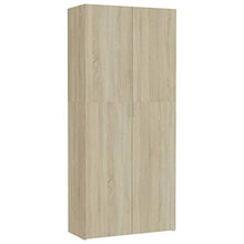 FAMIROSA Armadietto Rovere Sonoma 80x35,5x180 cm in Truciolato