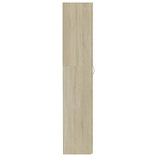FAMIROSA Armadietto Rovere Sonoma 80x35,5x180 cm in Truciolato