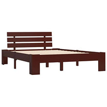 SKM Giroletto Marrone Scuro in Legno Massello di Pino 120x200 cm (24.28kg)
