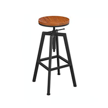 Tuqia Mobili Sollevabile Sgabelli da Cucina, Industria Retro Sgabelli di Uso della casa Isola della Cucina Bancone Sgabelli Dimensioni: 33 * 33 * 65-85CM Casa Arredamento (Color : #1)