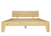Erst-Holz Solido Matrimoniale in Pino massello 140x200 Anche per Ragazzi con doghe rigide 60.62-14