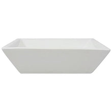 Roderick 142344 Lavabo quadrato in ceramica bianca 41,5 x 41,5 x 12 cm lavandino Dimensioni: 41,5 x 41,5 x 12 cm (L x P x A)