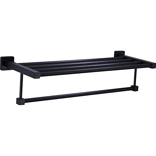 Portasciugamani Bagno Portasciugamani Nero Bagno Portasciugamani da bagno in acciaio inossidabile Nordico Portasciugamani americano da 60 cm