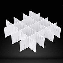 Cabilock 5Pcs di Divisori per Cassetti Combinabili di Divisori per Cassetti Cassetto Griglia di Divisori Cassetto Partizione Combinazione Libera di Stoccaggio Spacer per La Biancheria