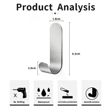Vista Ganci Adesivi Bagno in Acciaio Inox 4 Pezzi Ganci Asciugamani Bagno Nero Autoadesivi Ganci Appendiabiti Attaccapanni Muro Appendi Accappatoio, Set Asciugamani Bagno Accessori Cucina, Bagno