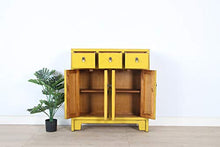Yajutang Cassettiera cinese 25 cm profondità orientale/asiatica giallo