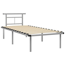 FAMIROSA Giroletto Giroletto Grigio in Metallo 90x200 cm-4822