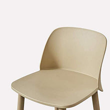 Sgabello Sedia Poggiapiedi Nordic Creativa Bar Stool casa Fashion Bar Sedia della Cucina Sedia di Ricezione Chaise Longue Chaise PP Materiale plastico Bar Stool QAF1009 (Color : Khaki)