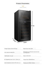 Armadio Idratante Sigaro Indipendente, Dispositivo Di Raffreddamento Del Sigaro Elettrico, Armadio Vino, Temperatura Costante, 59L, Touch Screen, Legno Di Cedro Spagnolo,Cigar