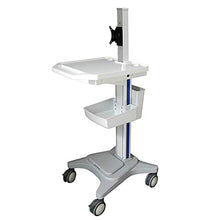 Carrello Medico, l'Infermiera Ospedaliera Arrotonda Il Carrello per Infusione, Il Supporto per Strumenti Dentali, Il Carrello per Il Trattamento del Dispositivo di Rotolamento Multifunzionale