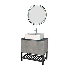 Set di Mobili da Bagno Mobile da Bagno Combinazione di Lavaggio per lavabo per lavabo per lavabo Cabinet Set con Specchio (Color : Gray, Size : 50x71x83cm)