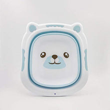 Cane del Fumetto Lavabo Bambini Pieghevole 12 Colori di plastica Portatile Lavabo Lavabo Bambino Bagno Viaggi Accessori Lavate, A-Orange-S
