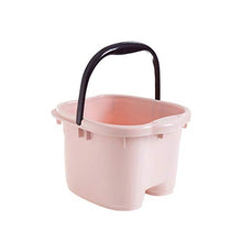 Domestico Plastica Pediluvio,giapponese Idromassaggiatore Plantare,grande Rulli Masssaging Extra Profonda Benna Per Lavaggio Piedi Rilassare-rosa 38x32x24cm(15x13x9inch)