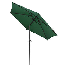 Ribelli Ombrellone Parasole ombrellone da Giardino ombrellone da Spiaggia Balcone Protezione dal Sole, colorazione:Verde Scuro, Diametro:270 cm